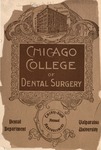 Old School Catalog 1907-08, Chicago College of Dental Surgery