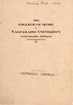 Old School Catalog 1906, The College of Music by Valparaiso University