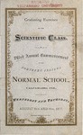 Old School Catalog 1877, Graduating Exercises of the Scientific Class
