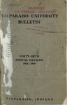 Old School Catalog 1918-19, Annual Catalog by Valparaiso University