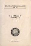 Old School Catalog 1917-18, The School of Pharmacy by Valparaiso University