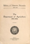 Old School Catalog 1915-16, The Department of Agriculture by Valparaiso University