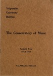 Old School Catalog 1914-15, The Department of Music