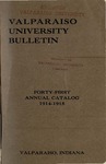 Old School Catalog 1914-15, Annual Catalog by Valparaiso University