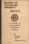 Undergraduate Catalog, 1934-1935 by Valparaiso University