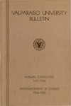 Undergraduate Catalog, 1937-1938 by Valparaiso University