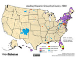 03.01 Leading Hispanic Group by County, 2010 by Jon T. Kilpinen
