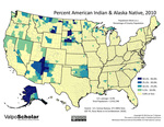 01.02 Percent American Indian & Alaska Native, 2010 by Jon T. Kilpinen