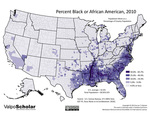 01.04 Percent Black or African American, 2010 by Jon T. Kilpinen