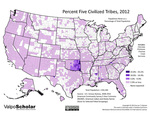 02.07 Percent Five Civilized Tribes, 2012 by Jon T. Kilpinen